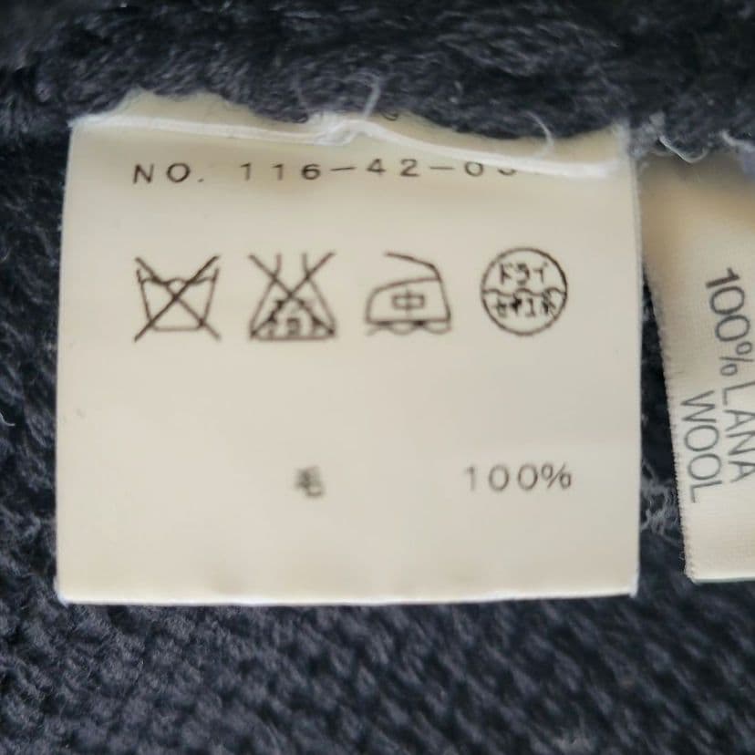 ZANONE ザノーネ スタンドカラー ウール カーディガン ニット 48