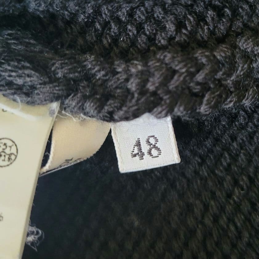 ZANONE ザノーネ スタンドカラー ウール カーディガン ニット 48