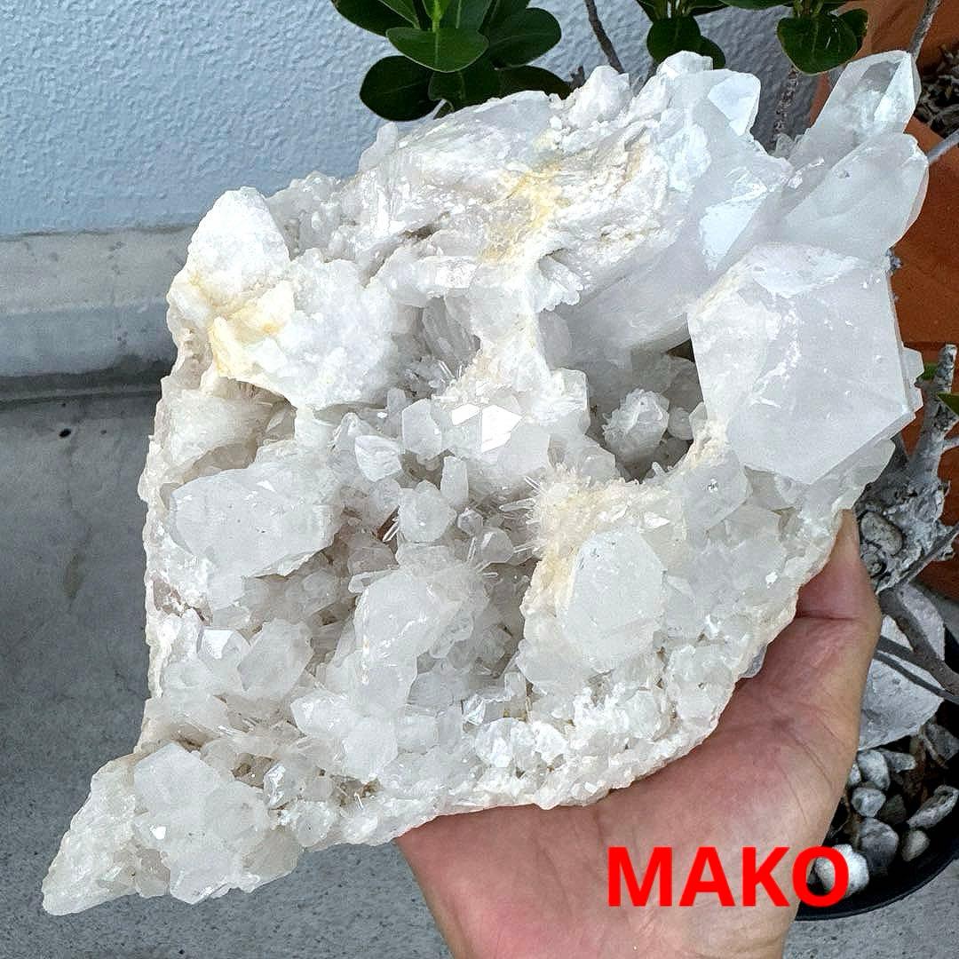 M1755☆水晶クラスター3.0Kg☆天然石　原石☆N50403-D