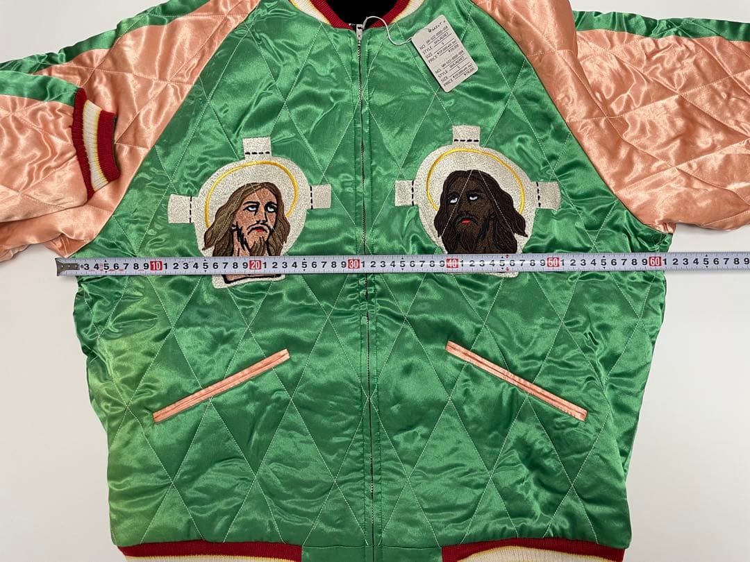 セントマイケル×デニム ティアーズ リバーシブルスカジャン　S