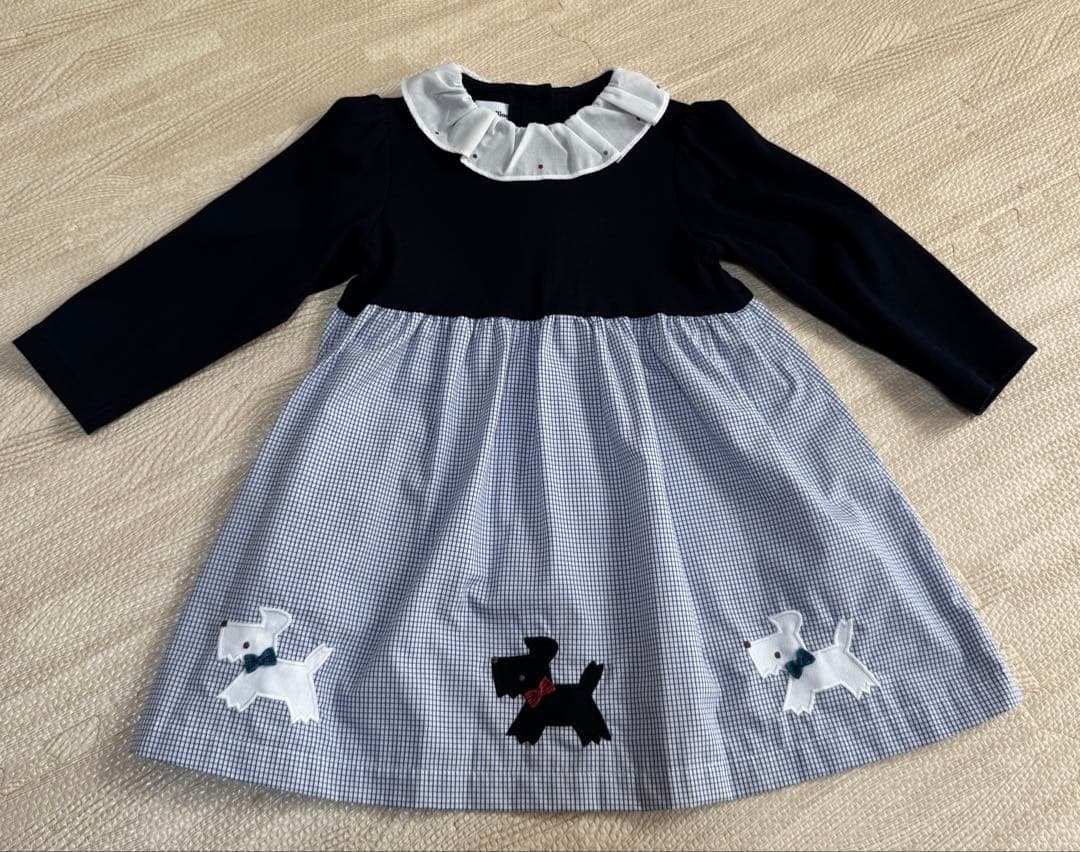 ファミリア 長袖ワンピース familiar テリア　美品　入園式にも