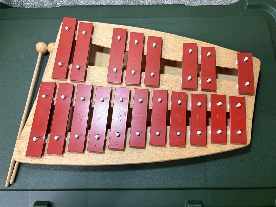 【専用】SONOR NG 30 鉄琴 木製 赤 ゾノア