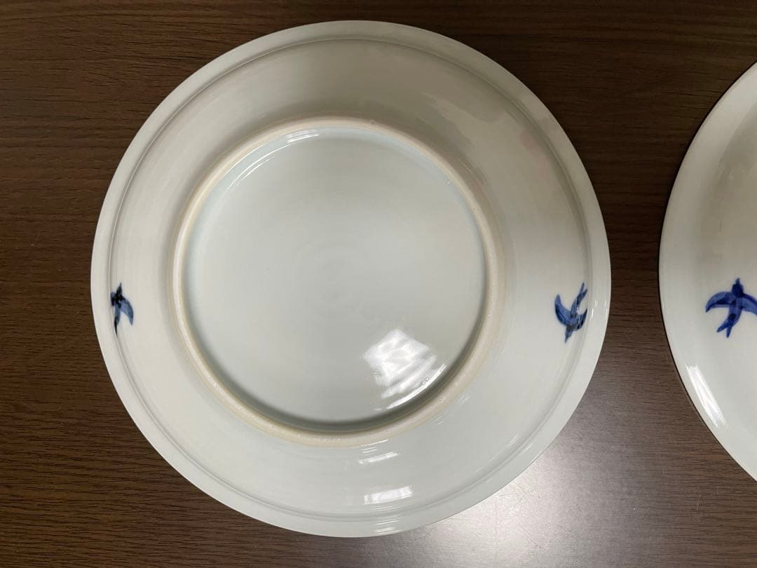 【日下華子】九谷焼 つばめ７寸皿