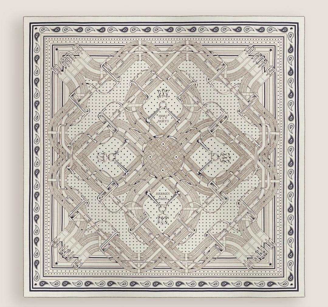 【新品未使用】エルメス 2026SS カレ140 馬銜・バンダナ