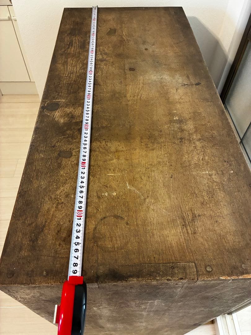 ［引き取りお値引き可能］けや木製タンス 骨董 箪笥 昭和レトロ