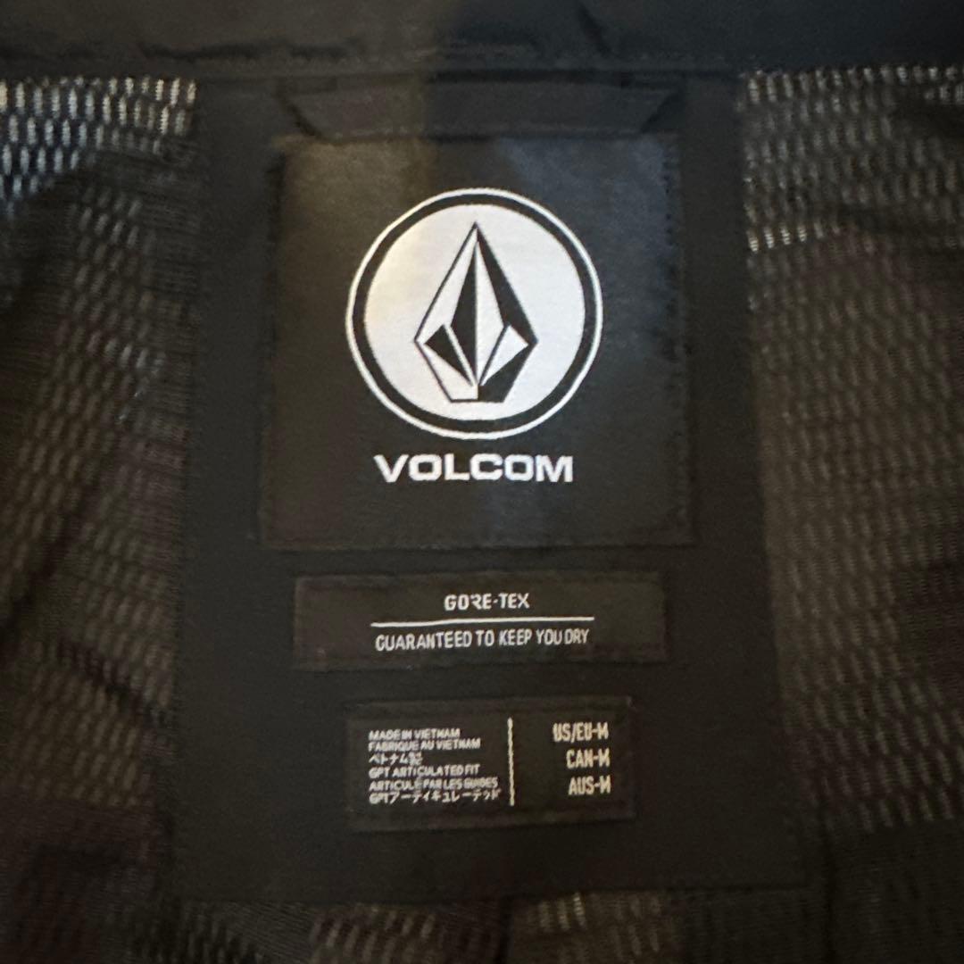 VOLCOM GORE-TEX ブラックスノーボードウェア
