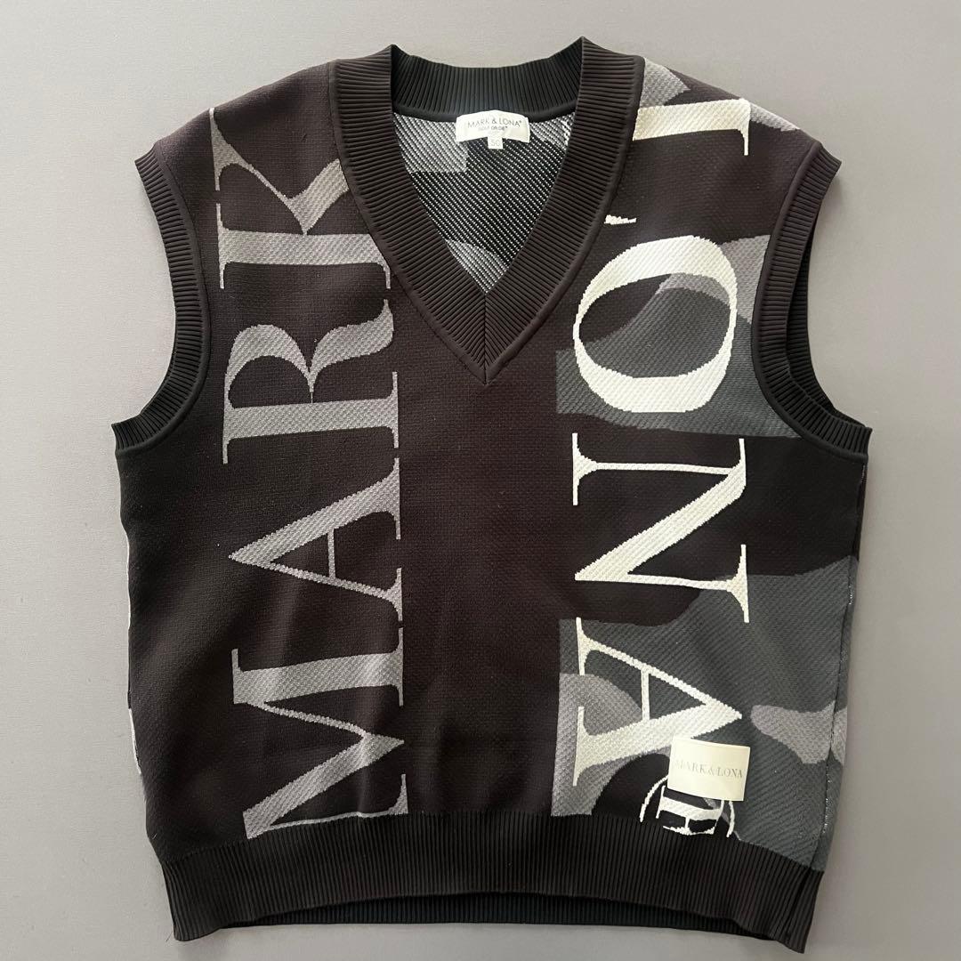 MARK&LONA マークアンドロナ　ニット　ベスト　メンズ　ゴルフ　XL 50