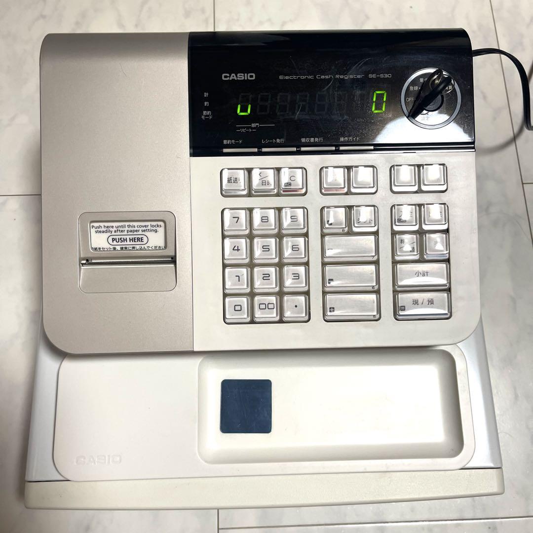 【美品】レジスター　カシオ　CASIO SE-S30 動作確認済