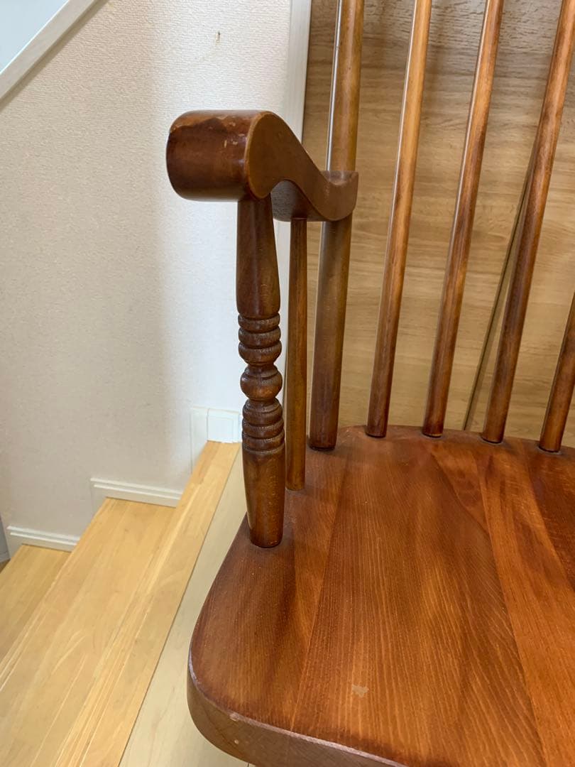 【引取り限定】キツツキマークの飛騨産業　ロッキングチェア