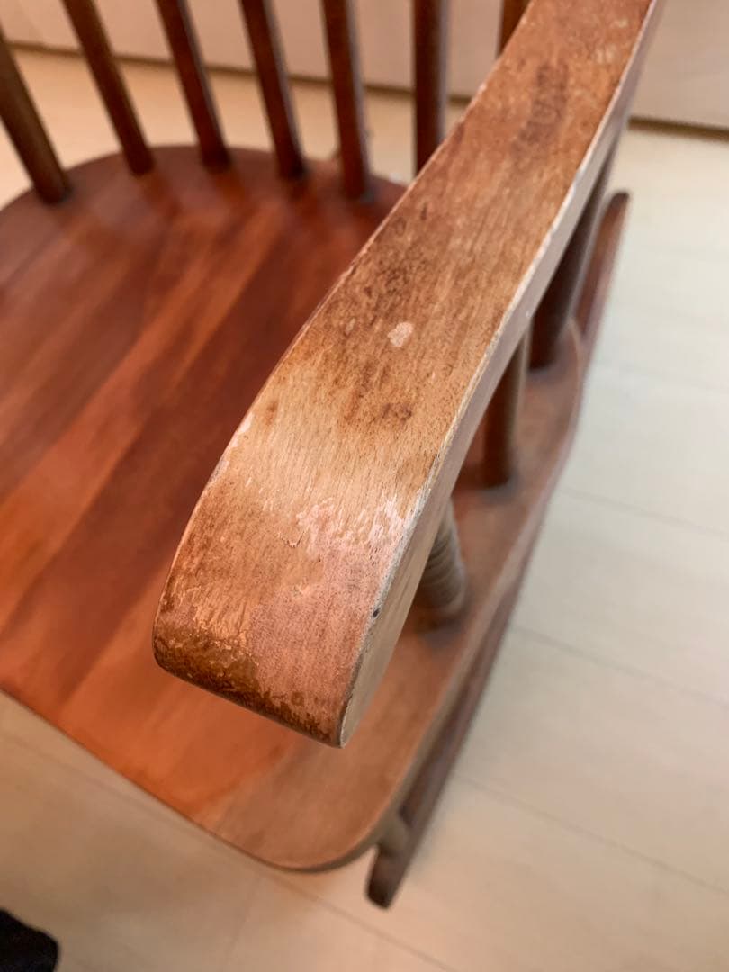 【引取り限定】キツツキマークの飛騨産業　ロッキングチェア