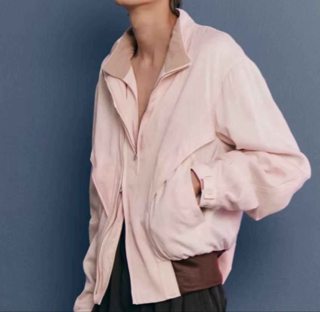 ジャケット・アウター ANTHEM A FROSTING SATIN RIDING JACKET