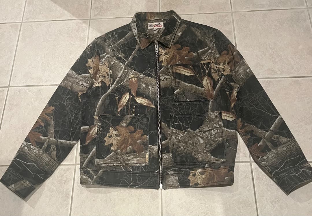 ジャケット・アウター Stussy Realtree Edge Zip Work Jacket