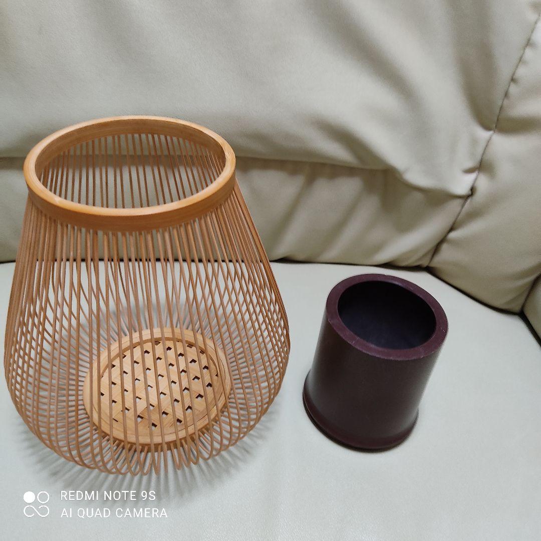 送料込！茶道具　花籠　花かご　花篭　花瓶　花活け