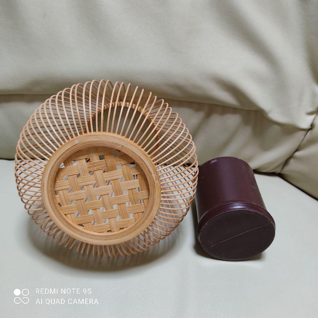 送料込！茶道具　花籠　花かご　花篭　花瓶　花活け