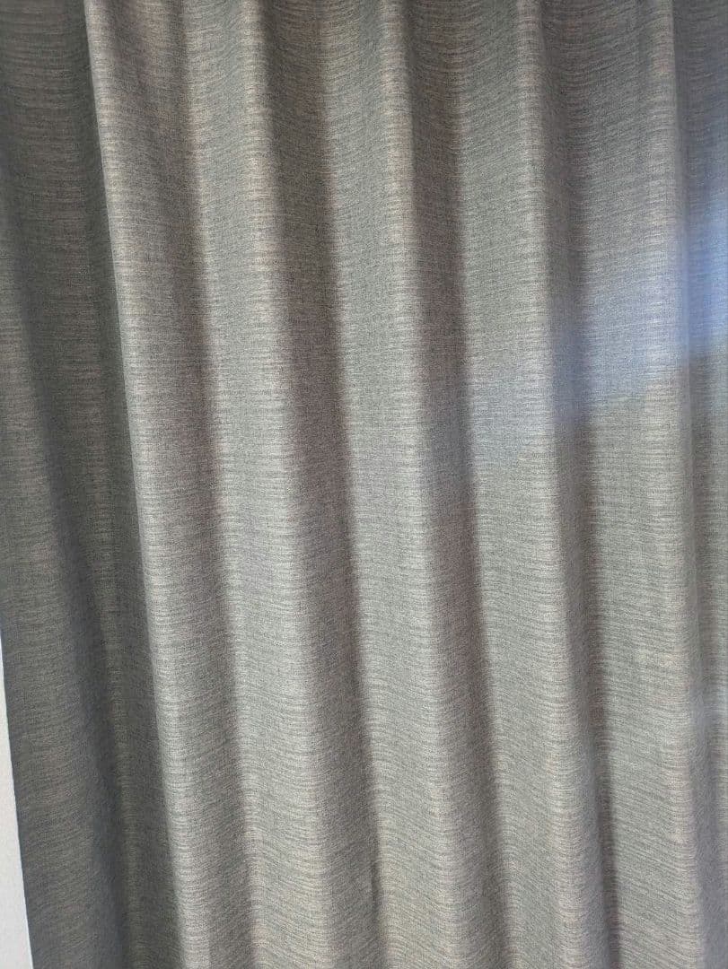 ニトリ　カーテン　アクト(ブラウン)　エコナチュレST　遮光1級·遮熱