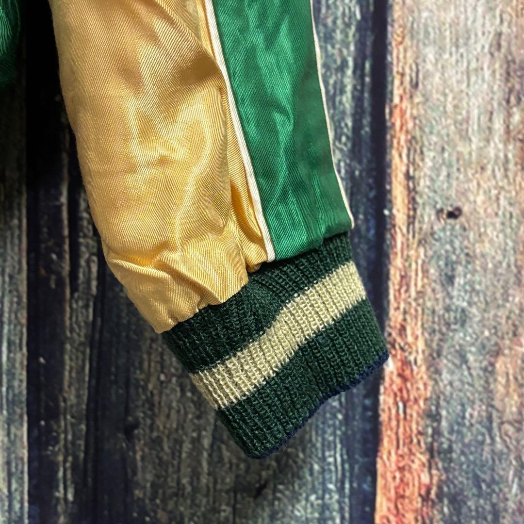 傑作柄‼︎超美品‼︎ALASKAテーラー東洋スカジャンアラスカM試着のみ両面A面復刻