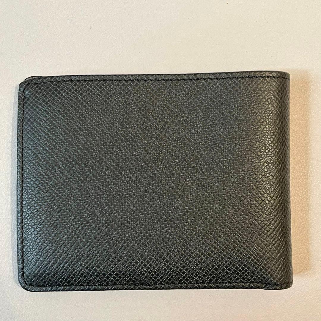 新品未使用✨ルイヴィトン 二つ折り財布 タイガ レザー ミルティプル ブラック