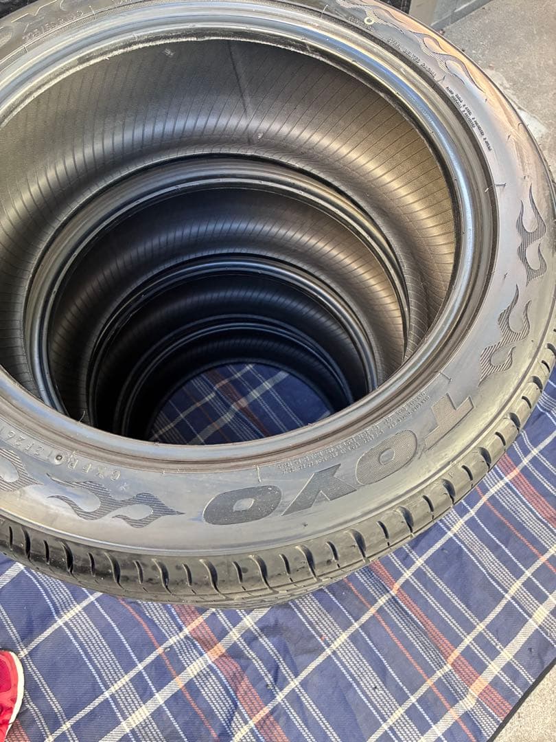 ①専用　さいたま 急ぎOK！ 225/50R18 4本　ハイエース、キャラバン等