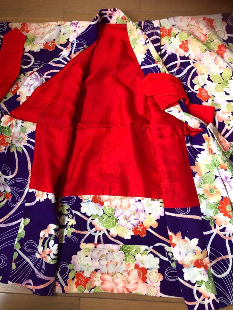 お値下げ中　サービス帯付き&足袋付き　七五三　3歳女児用　着物