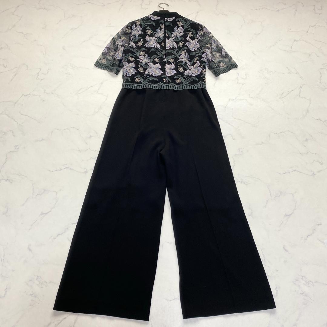 美品✨グレースコンチネンタル フラワー刺繍オールインワン サロペット36