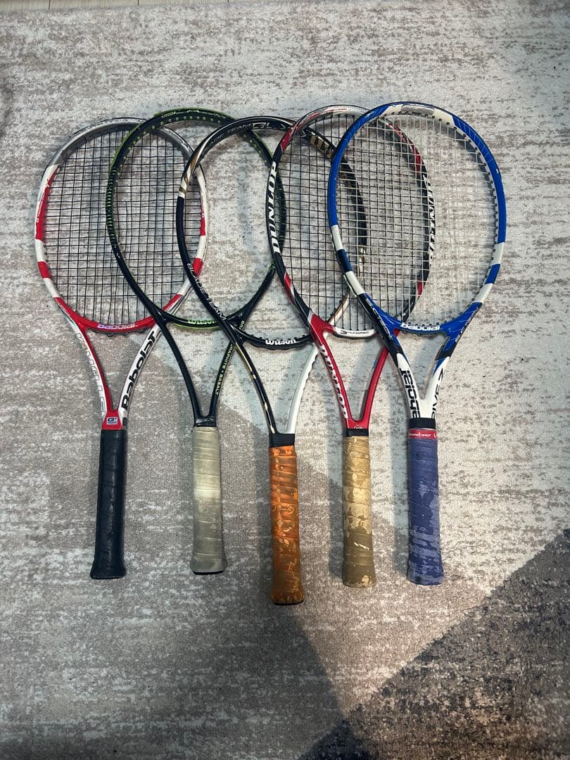 テニスラケット 5本セット