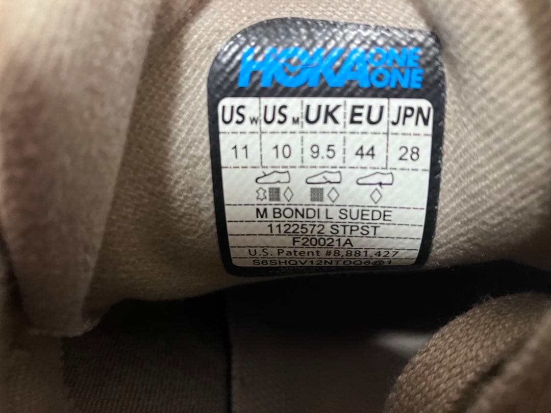 ホカオネオネ ボンダイLスエード 28cm