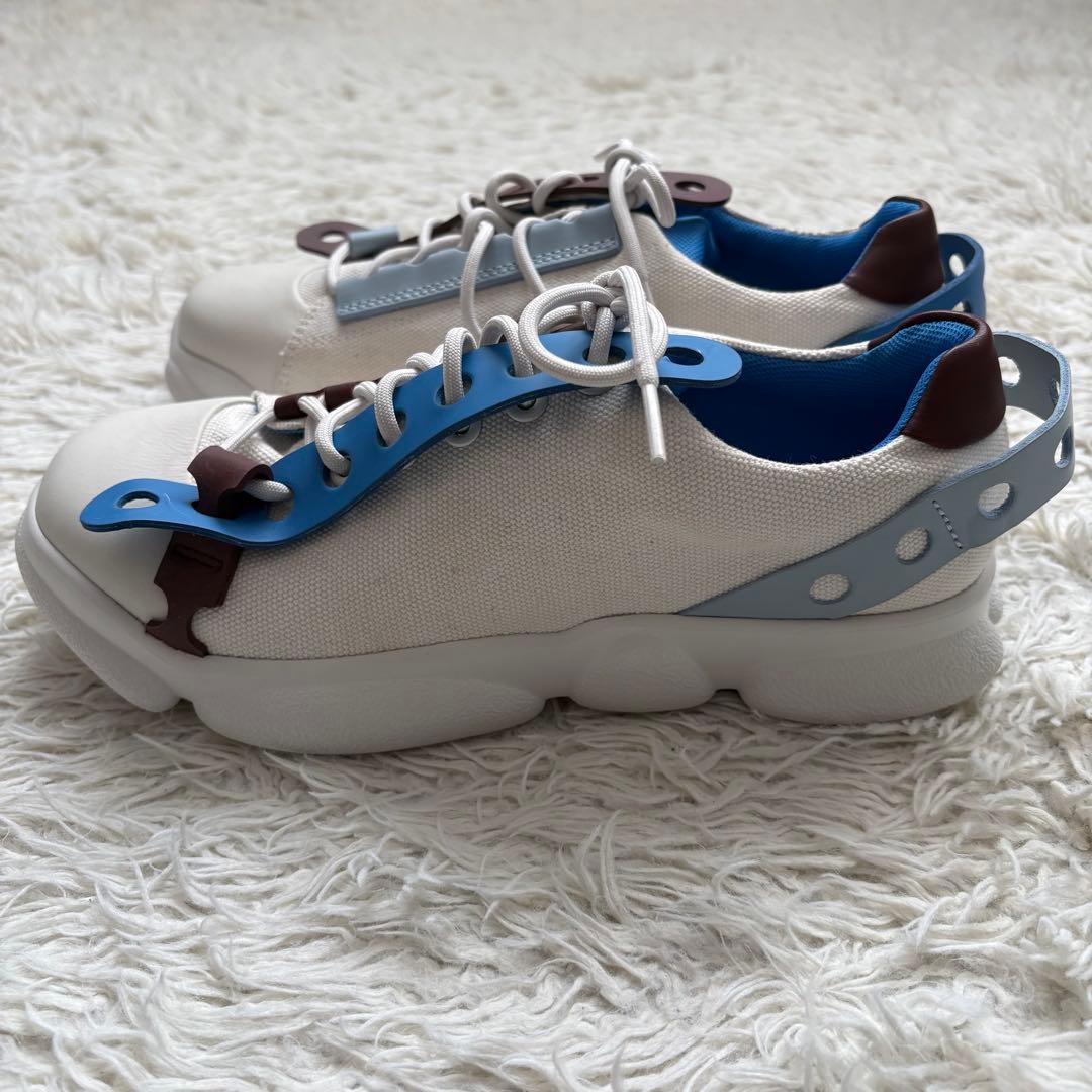 極美品　[カンペール] TWINS / レザースニーカー （ホワイト）40