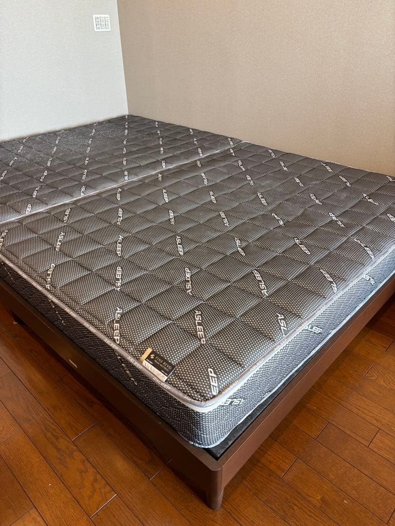 ASLEEP アスリープ ファインレボ マットレスのみ ダブル 夏・冬カバー付