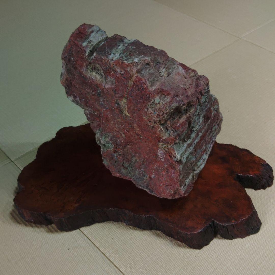 天然石　赤石　佐渡の赤石　赤玉石 パワーストーン　18.5kg　遺品整理yori