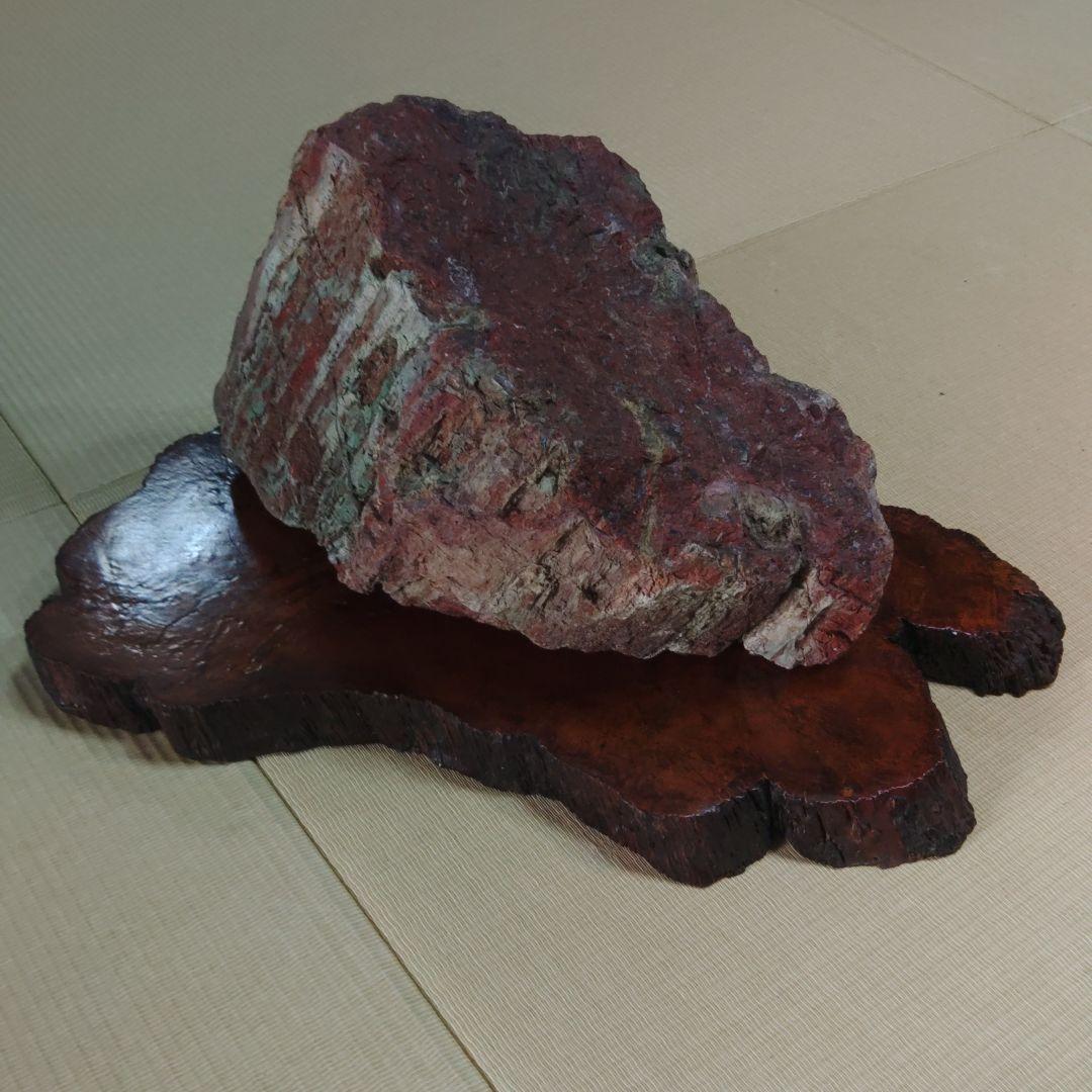 天然石　赤石　佐渡の赤石　赤玉石 パワーストーン　18.5kg　遺品整理yori