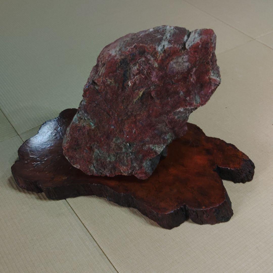 天然石　赤石　佐渡の赤石　赤玉石 パワーストーン　18.5kg　遺品整理yori