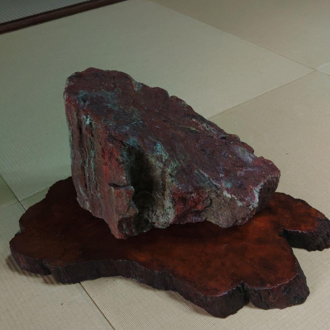 天然石　赤石　佐渡の赤石　赤玉石 パワーストーン　18.5kg　遺品整理yori