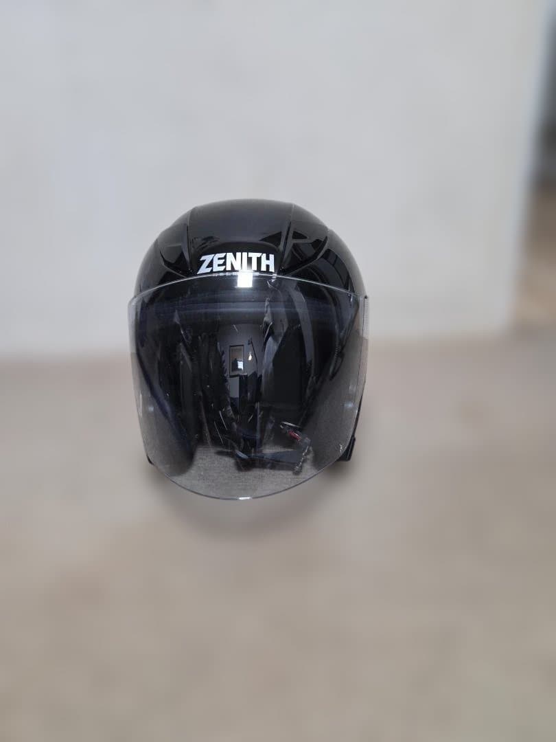 ZENITH ブラック ジェットヘルメット