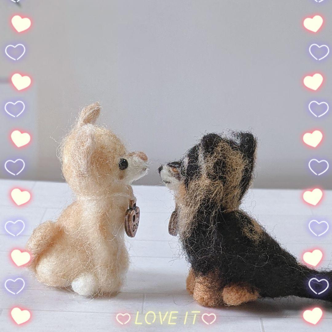 □KingLunaさま専用愛犬チワワちゃん2体ミニチュアオーダー確認用ページ□