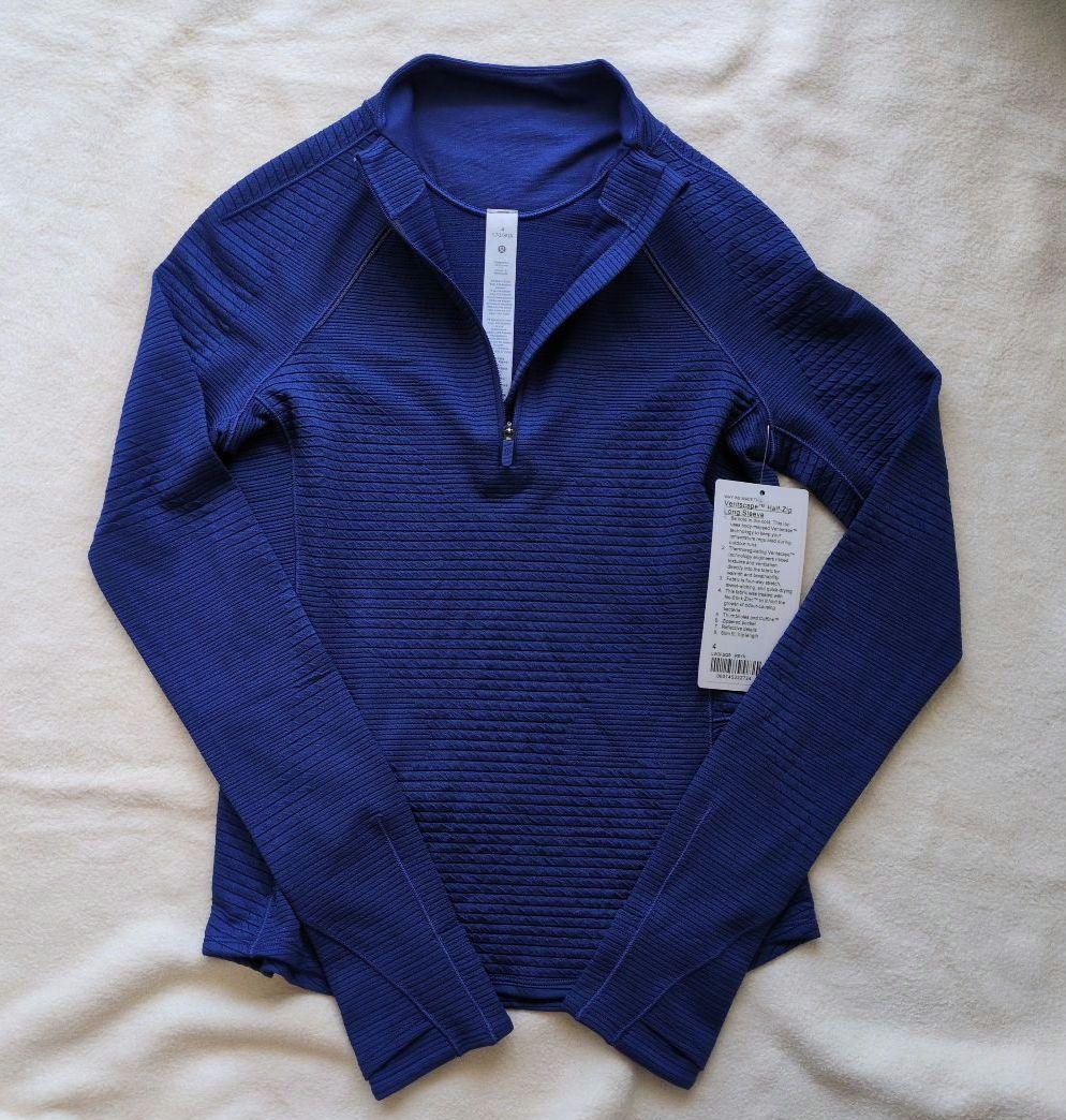 新品タグ付き　ルルレモン　lululemon　ハーフジップ　サイズ4