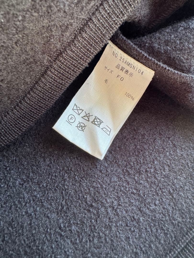 SHINZONE BOUCLE KNIT JACKET ブラック