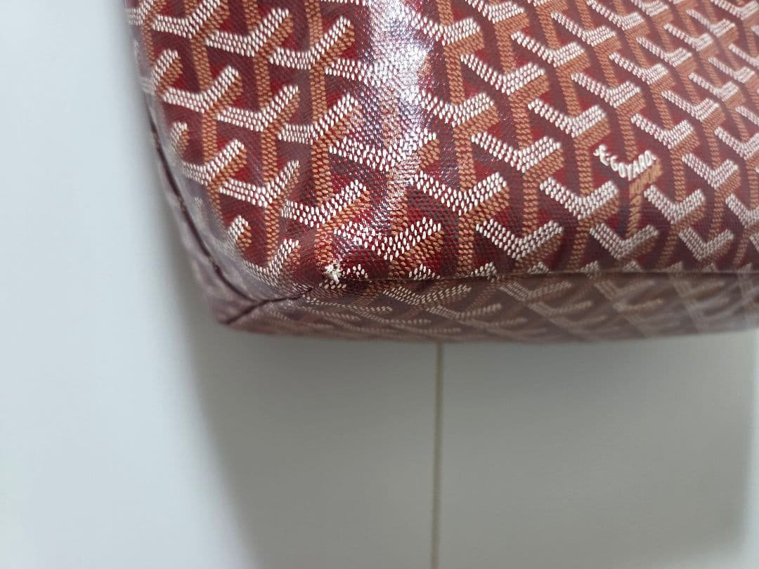 Goyard ゴヤール サンルイPM トートバック レッド