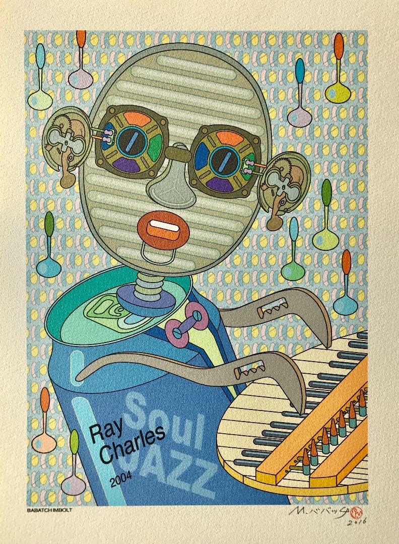 版画/レイ.チャールズ