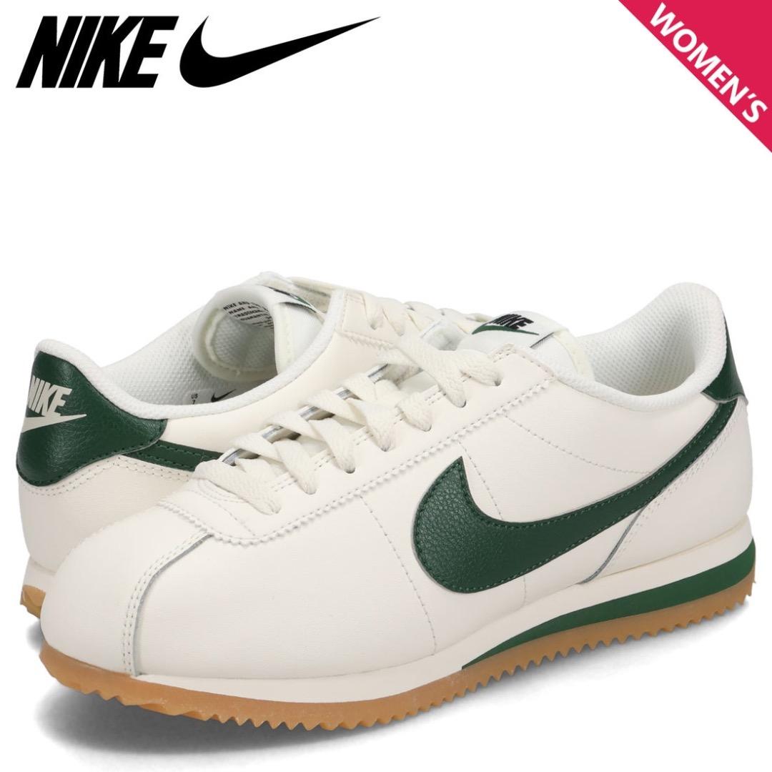 新品箱タグ付NIKE W Cortez ナイキ コルテッツ セイル/グリーン