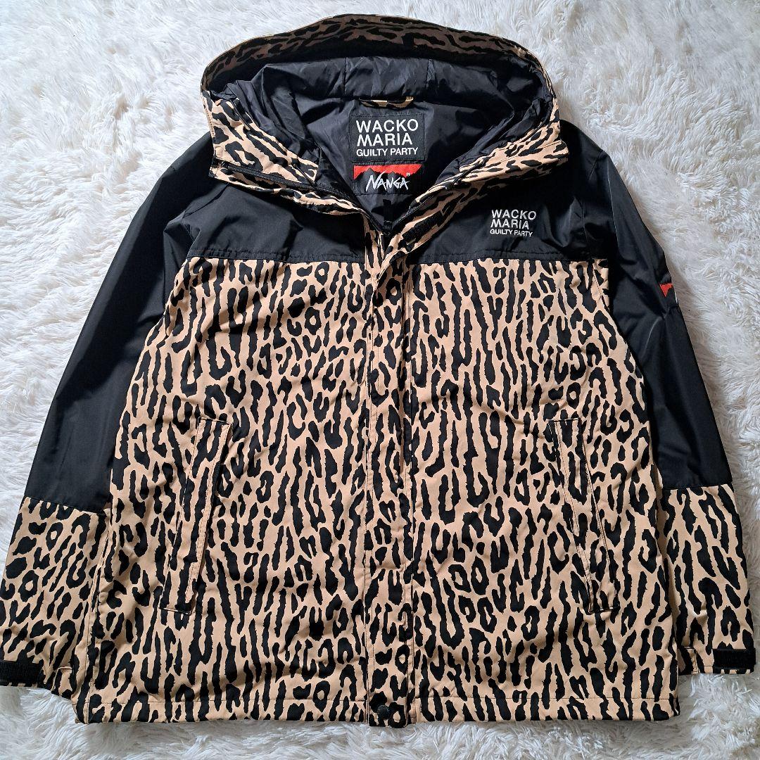 【未使用級】WACKOMARIA NANGA レオパード マウンテンパーカー L