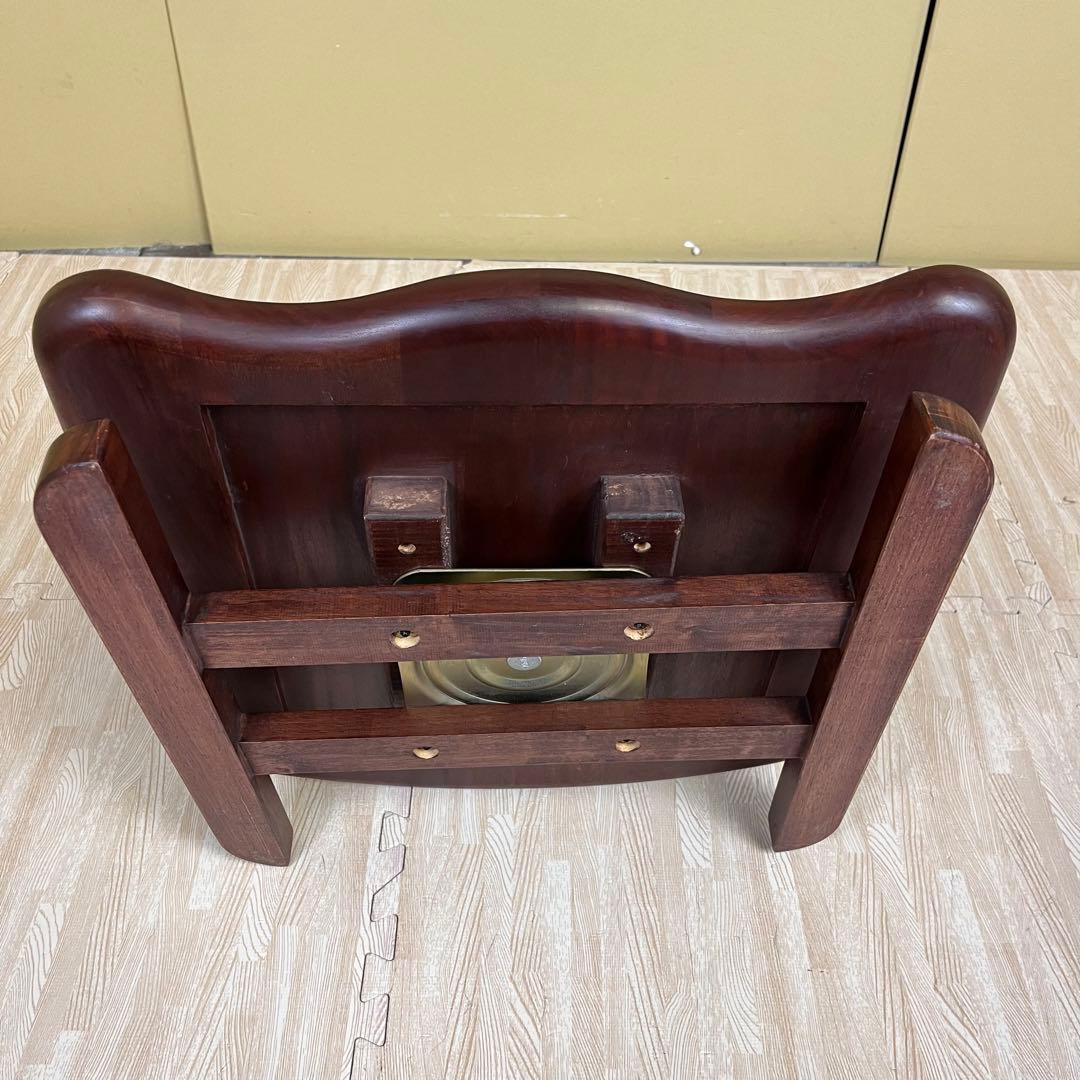 超希少　☆程度良好☆　大塚　ヴァン　回転式　ローチェア　天然木　ブラウン