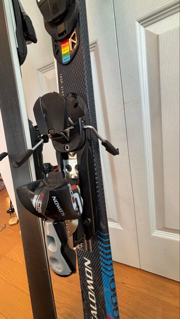 サロモンSALOMONスキー板（ビンディング・ポール）セット160cm メンズ