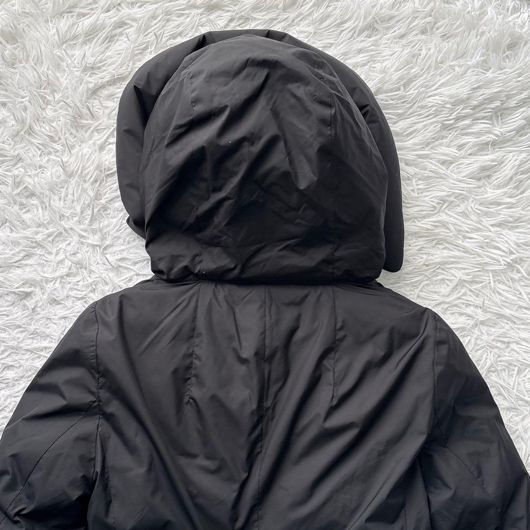 美品✨UNIQLO +J ジルサンダー ロングダウンコート フード ブラック S