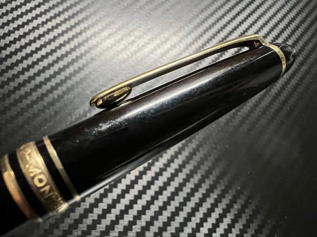 モンブラン 144 ブラック 万年筆 中白 EF 14金ニブ