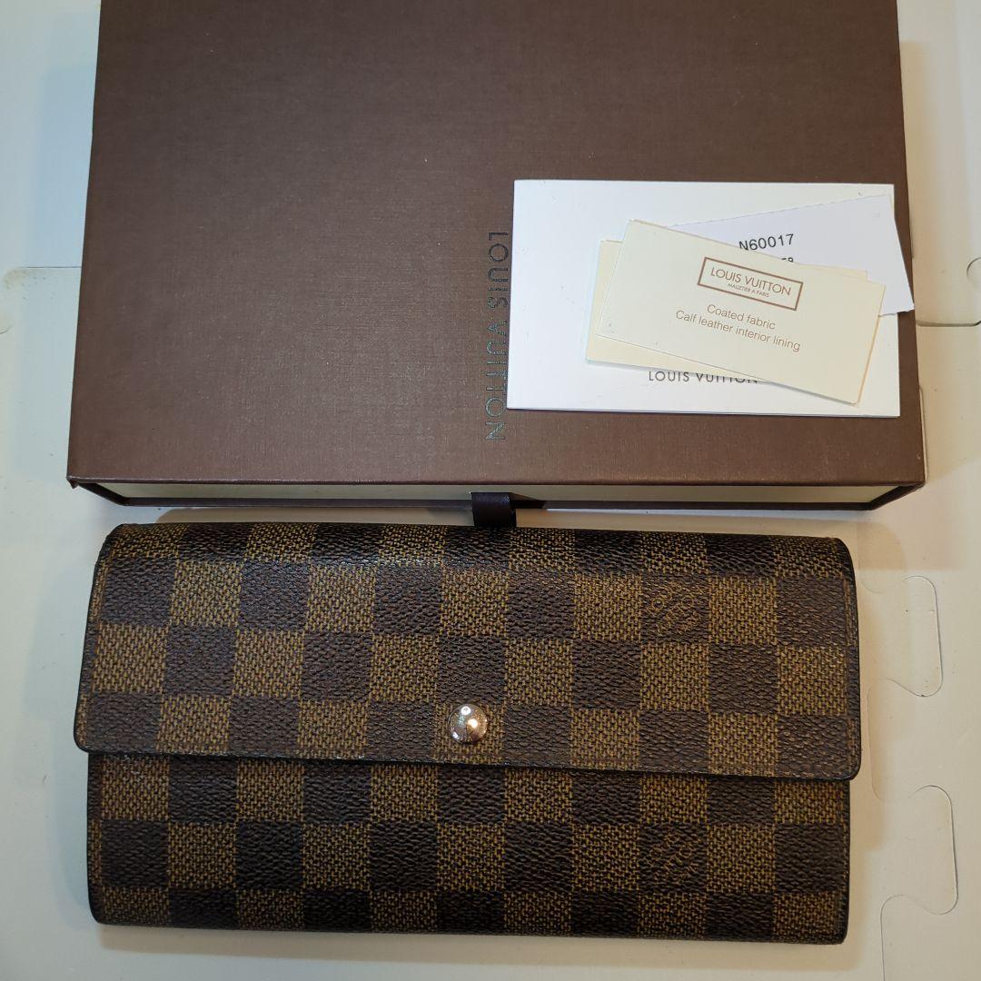 ✨極美品✨ルイビトンダミエポルトフォイユサラ二つ折り財 [箱付き]