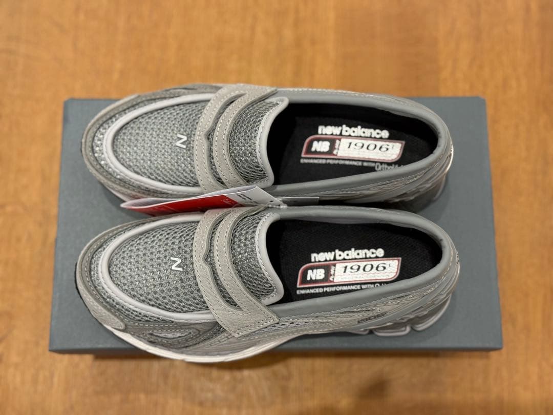 希少サイズ New Balance U1906LGR 24.0㎝ ローファー