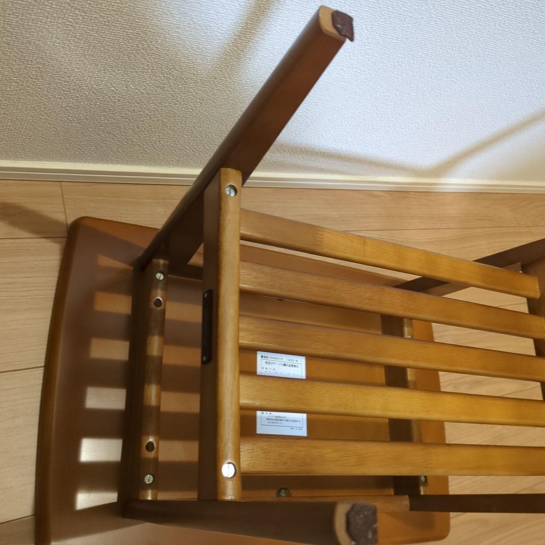 カリモク60 サイドテーブル　角割れあり