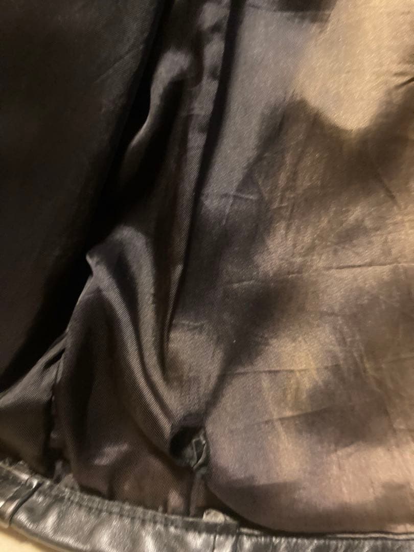 k*4様 Schott ライダースジャケット 黒 38 シングル 641 ショッ