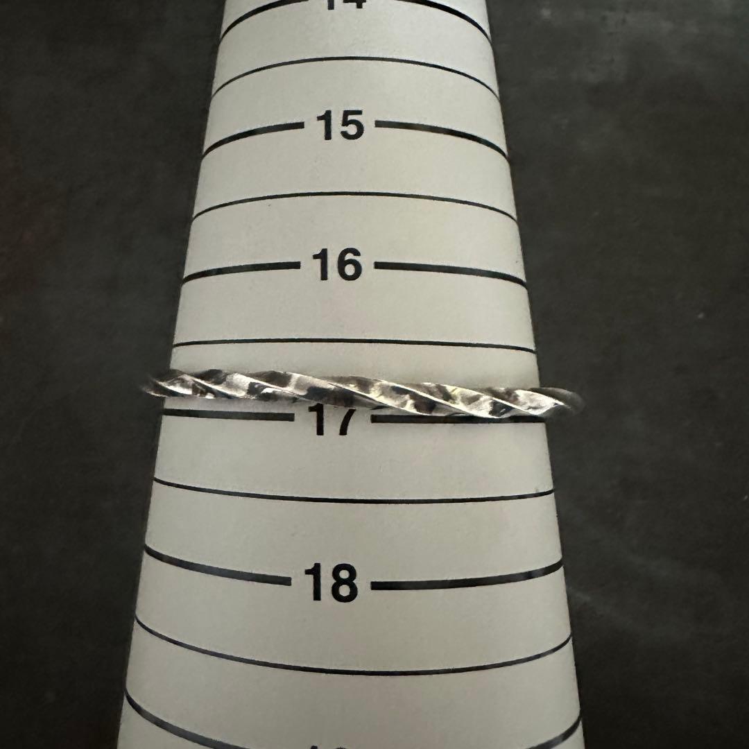 希少　ヴィンテージ　シルバー　925 ツイスト　アンティーク　バングル　アメリカ