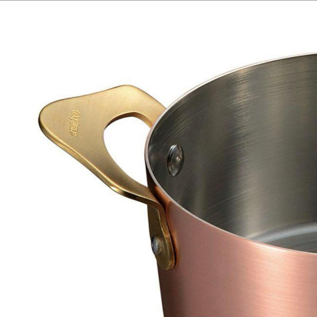 ameiro KONABE 新品アメイロ12cm小鍋銅鍋両手鍋アウトドア燕三条